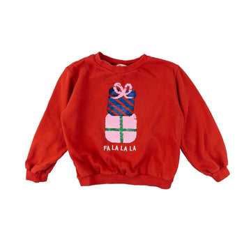 H&M sweatshirt 6-8 (fa la la la)
