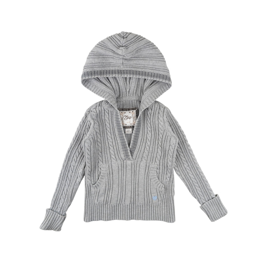 Gap sweater 6 (grey with hood)