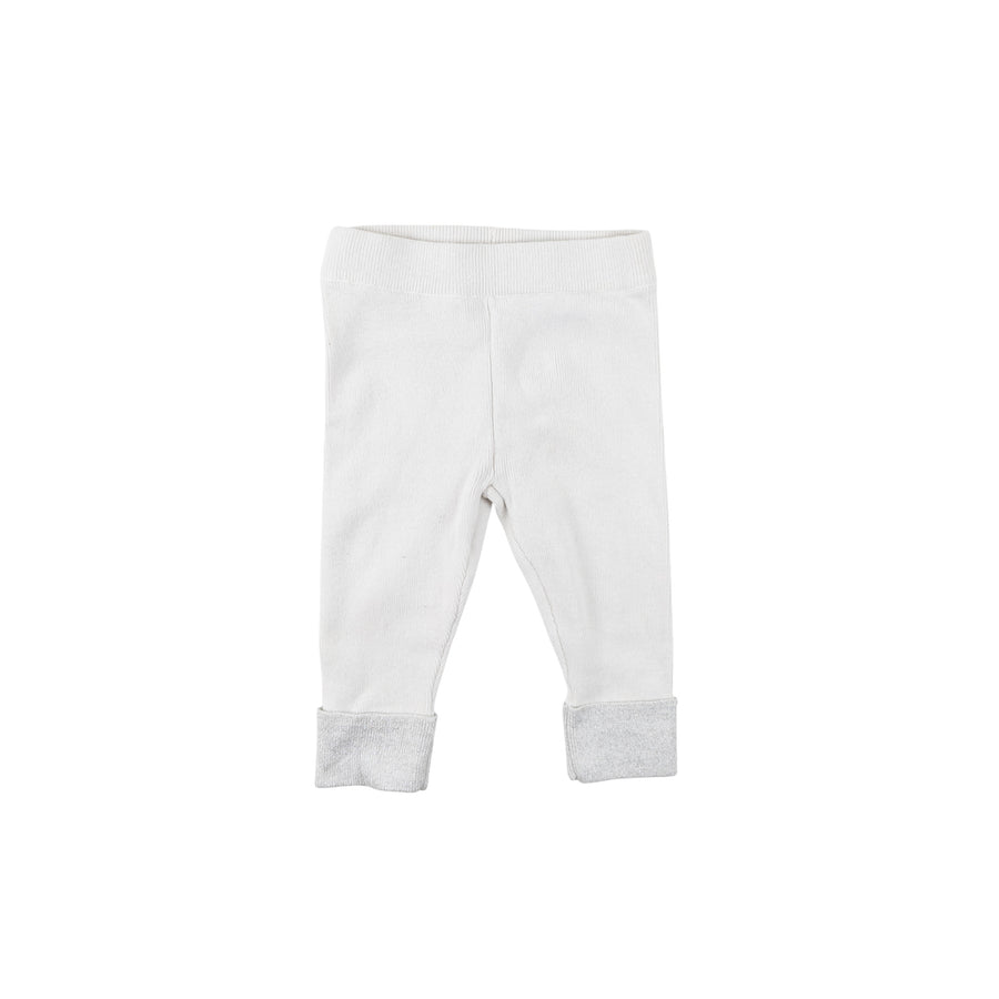 Joe Fresh leggings 6-12m (sparkle cuffs)