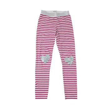 Hatley leggings 8 (pink stripe)