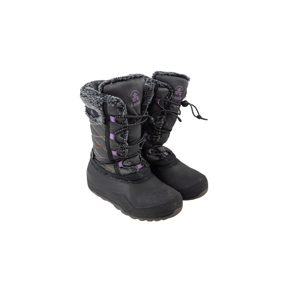 Kamik winter boots 4 (black/purple)