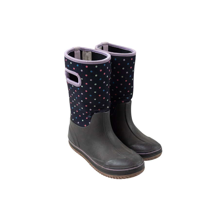 Outee warm rain boots 3 (polka dot)