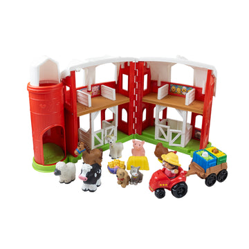 Fisher-Price animal barn + figures