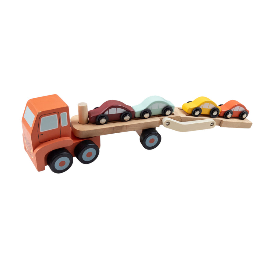 Carter's wooden car transporter