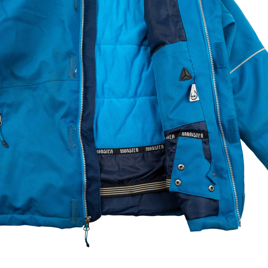 Monster ski jacket 10 (blue/green)