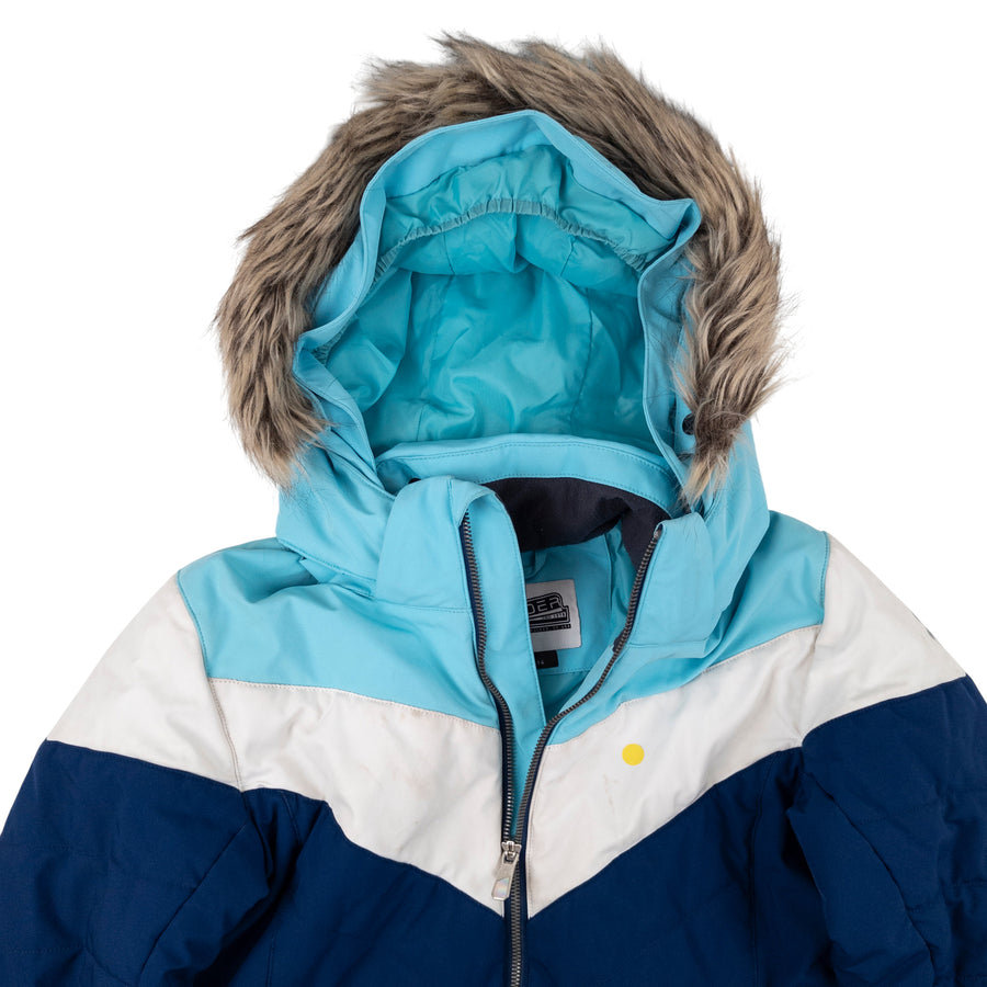 Spyder ski jacket 14 (blue/white/aqua)