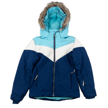 Spyder ski jacket 14 (blue/white/aqua)