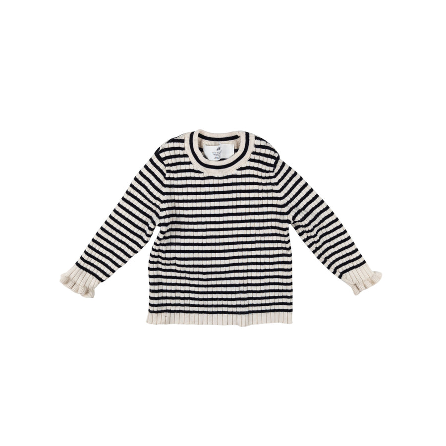 H&M sweater 18-24m (stripe)