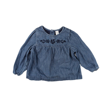 Gap long sleeve 18-24m (chambray)
