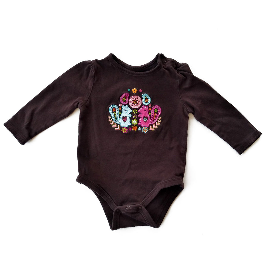 Joe Fresh long-sleeve onesie 6-12m