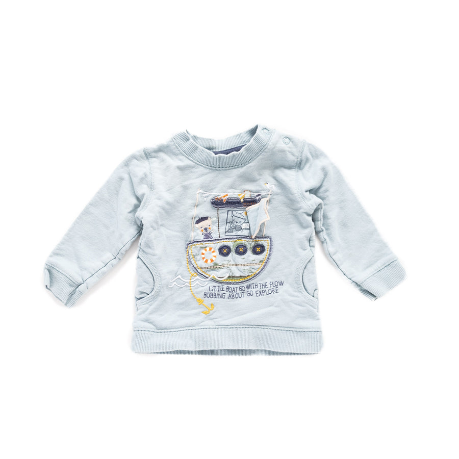 George sweatshirt 6-12m