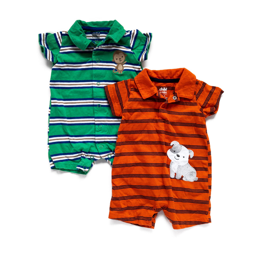 Carter's rompers 3-6m