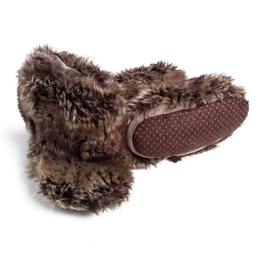 Restoration Hardware luxe faux fur booties 12-24m