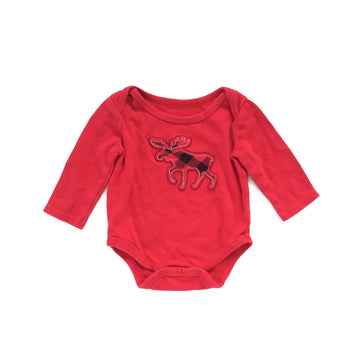 Indigo long sleeve onesie 3-6m