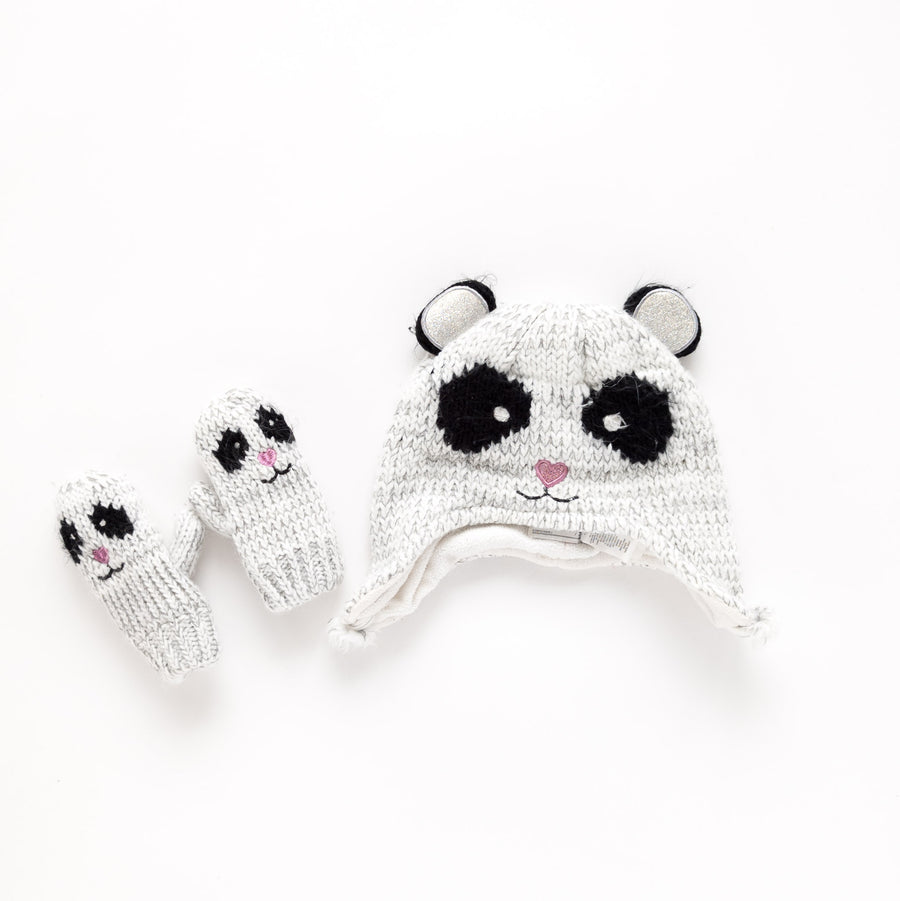 Children's Place hat + mittens 12-24m