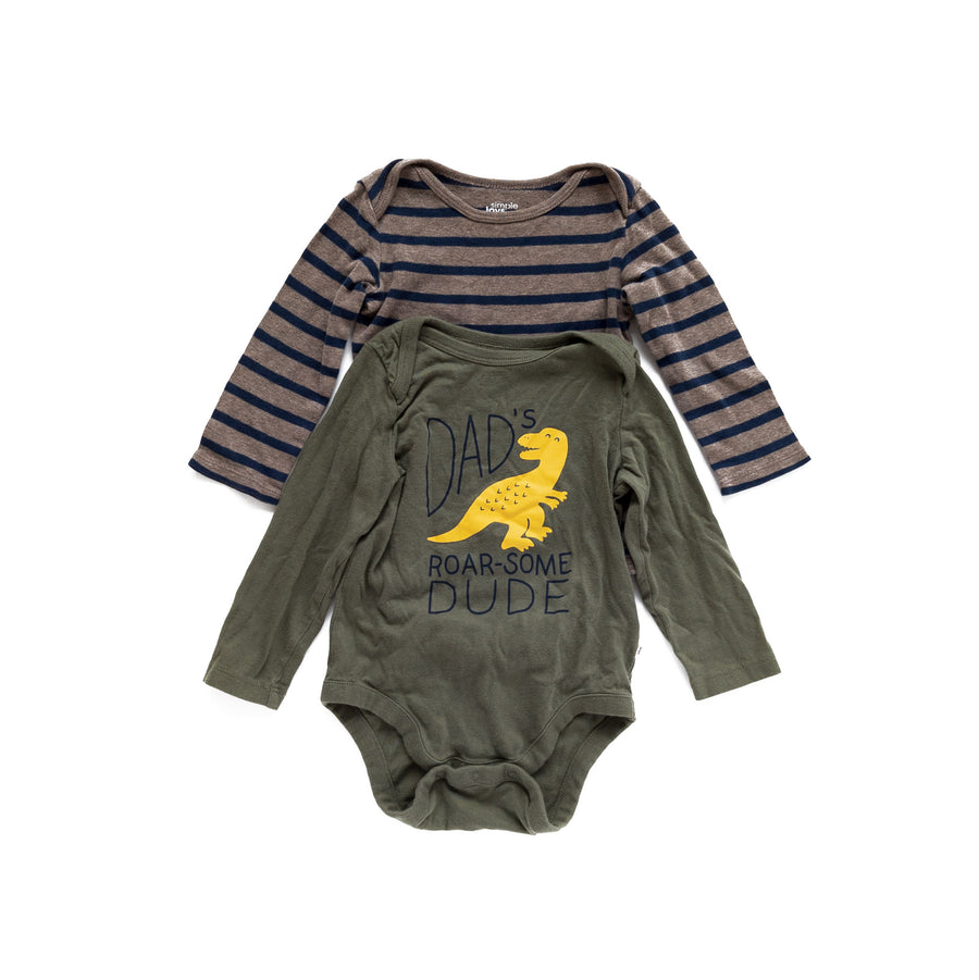 Gap/Carter's long sleeves 12-18m