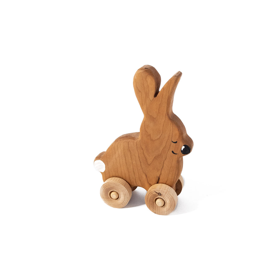 Bennett's Woodworking bunny push toy *100% donation item*